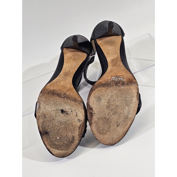 DMS Women's 35.5 5.5 Phillip Lim Black Leather Mirtini Heels Ankle Strap Pumps - Picture 11 of 12